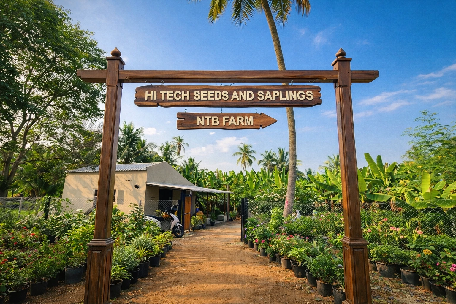 High quality coconut and arecanut saplings nursery in Erode